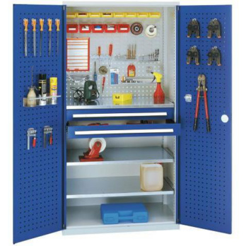 Rasterplan Tool Cabinet Model 11 1950x1000x600 Mm Perforated