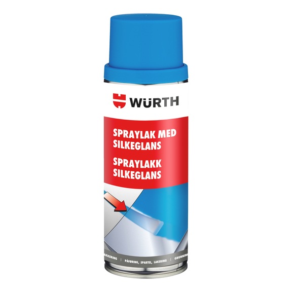 Spraymaling, silkeglans - LAKSPRAY, SILKEMAT HIMMELBLÅ, 400ML