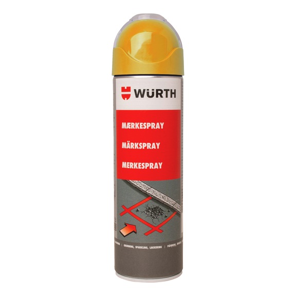 Vej- og byggepladsmarkeringsspray - MARKERINGSSPRAY, GUL, 500 ML