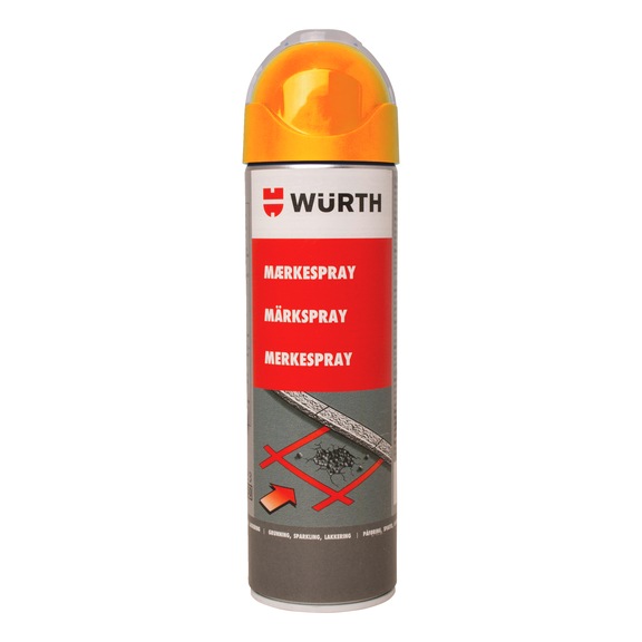 Vej- og byggepladsmarkeringsspray - MARKERINGSSPRAY, FLUOR. ORANGE, 500 ML