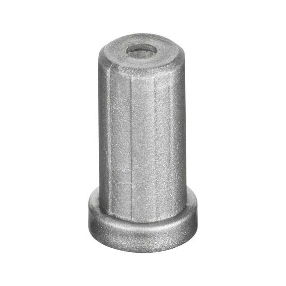 Bremsbuchsen f&uuml;r 2-teilige Zimmert&uuml;rb&auml;nder - BU-BREMS-F.(2TLG TRSHAN)-ID7,85-H2-SILBR