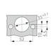 Stollenscharnier TIOMOS Impresso 110 / 90 E - SHAN-TS-IMPRESSO-110-90-HS-BB-ELGND - 2