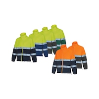 Chaqueta polar de alta visibilidad, clase 2