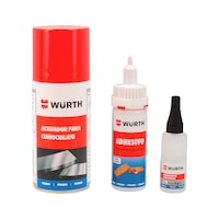 Set de pegamento rápidos, 3 piezas