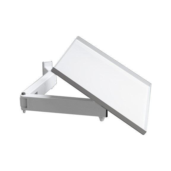 Kääntyvä varsi ja hylly - NIVELTASO KANNETTAVALLE TIETOKONEELLE