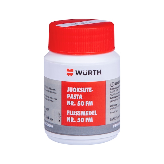 Juoksutepasta nro 50 FM, metallin juottamiseen, yleiskäyttöön - JUOKSUTEPASTA NR.50FM 500-800C