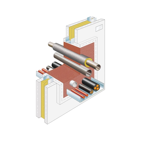 Mallette d'assortiment de combinaisons de mousse coupe-feu - FPFM-COMBO-KIT