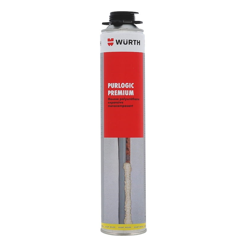 Mousse de montage polyuréthane pistolable 1C Purlogic Premium
