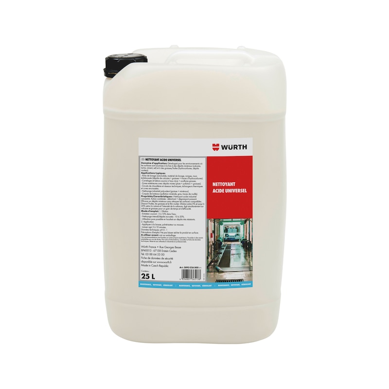 Nettoyant aires de lavage: élimine calcaire et graisse