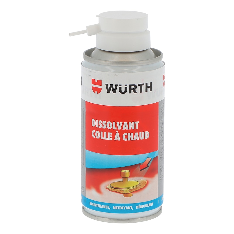 Spray dissolvant de colle à chaud thermofusible