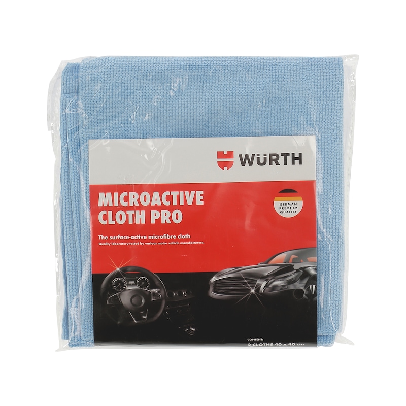 Chiffon microfibre Profi pour nettoyage auto sans nettoyants