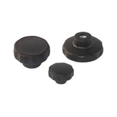 Molette &eacute;toil&eacute;e avec &eacute;crou install&eacute;