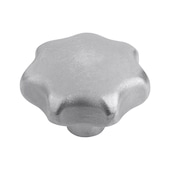 Poign&eacute;e &eacute;toil&eacute;e ac inox. A2, filet. fem., sabl&eacute;e