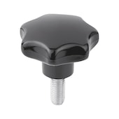 Duroplast, filetage m&acirc;le, acier