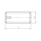 ISO 4766 brass, plain