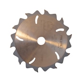 Circular saw blade, fiber cement