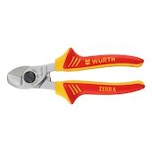 VDE cable shears with single blade