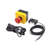 Emergency stop switch for voltage converter