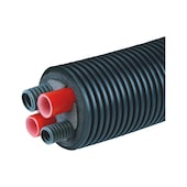 Plastic pipe heat pump