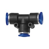 T-Push-in connector plastic pneumatic