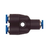 Y-Push-in connector plastic pneumatic