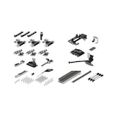 Folding sliding door fitting