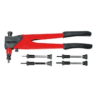 Rivettatrice per rivetti filettati