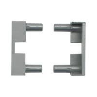 Terminale di copertura per profilo in alluminio esterno