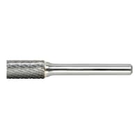Tungsten carbide bur with 3R teeth