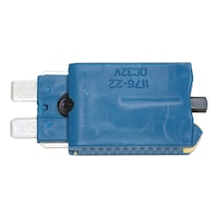 ATO resettable fuse for continuous operation (permanent installation) and fault finding (diagnostics)