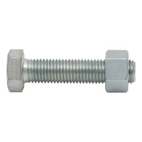 Hexagonal bolt with thread up to head, SB FITTINGS, DIN EN 15048-1