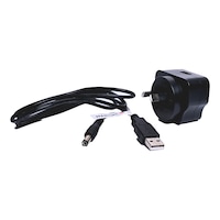 5V 1A Charger with USB-A/USB-C charging cable