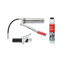 Grease gun set with multi-purpose grease I, 51 pcs