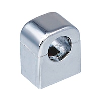 Putkikiinnike, yhdelle putk, peitekansi