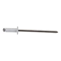 Blind rivet aluminium/A2 round pan head painted