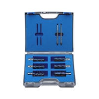 Reikäjyrsinsarja, Quick-In kiinnitys HSS-XE