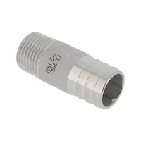Adaptateur cylindrique mâle, cannelé