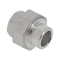 Raccord union lisse/femelle à portée conique