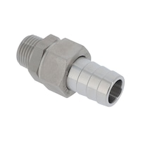 Raccord union mâle/cannelé à portée conique