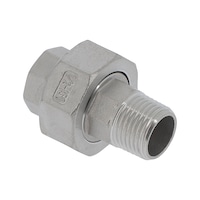 Raccord union mâle/femelle à portée conique