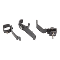 Universal helmet mount for LED torches with explosion protection