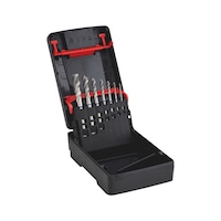 Assortiment de tarauds machine HSCo bague bleue trou borgne DIN 371/376 M3-M12, 7 pièces