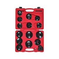 Oil filter socket assortment 16 pieces