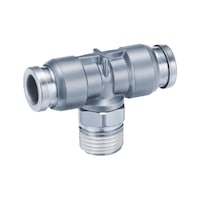 T şekilli geçmeli vida bağlantısı, pirinç