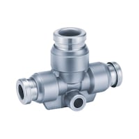 T şekilli geçmeli konnektör, pirinç