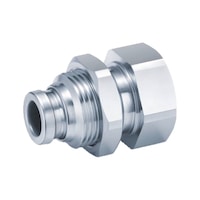 Schott-Steckverschraubung Edelstahl