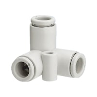 3D angled plug connector plastic