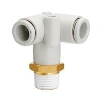 3D screw-in angle plastic