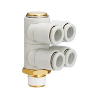 Einschraubwinkel 4-fach 360 Grad schwenkbar KST