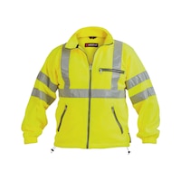 High-visibility fleece jacket